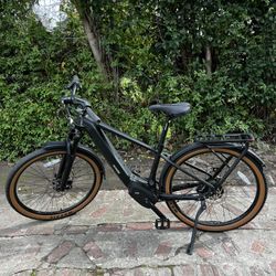 36 volt electric bicycle X-Treme TC-36 Step-Through 350W 36V Mountain Bike as the front suspension Color:TNF Blue Ripstop and TNF Black 458A Louis Vuitton Epi Mabillon