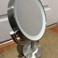 Dual‑Sided Lighted Vanity Mirror (Untested – Mirror Only)