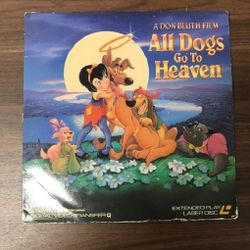 ALL DOGS GO TO HEAVEN LASERDISC in EXCELLENT CONDITION!