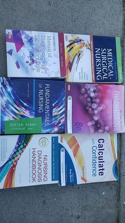 Various Nursing textbooks