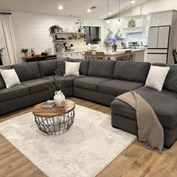 Grey Sectional Couch 