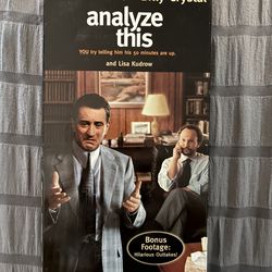 Warner Bros. Analyze This VHS Robert De Niro Billy Crystal Comedy Bonus Footage