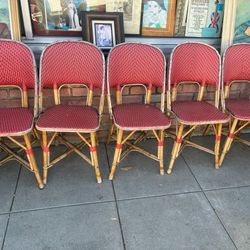 Vintage French Bistro Chairs Chair $100 Each Maison Drucker Handmade In France 