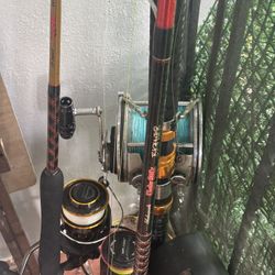 Selling Conventional Rod N Reel Together Great For Shark Fishing