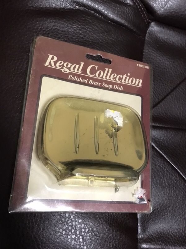 Polished Brass Soap Dish Regal Collection