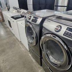 Blow Out Sale Warehouse Full Of Nice Like Brand New Refrigerators Washer Dryer Oven Stove Stackable Free Warranty Only 65for Financing 90day TO Pay 