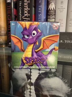 Spyro the Dragon Micro BlocksFigure Set Rare Exclusive Collectible