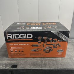 RIDGID R96850 Cordless Tool Kit Multi-Tool Set Workshop DIY Power Tools  Combo NEW
