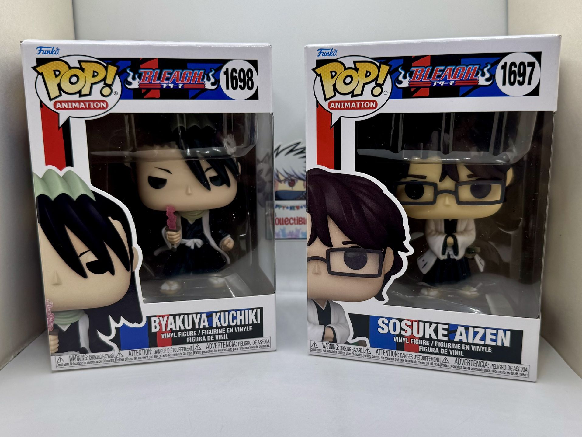 Bleach - New Byakuya & Aizen Funko POP! 2 POP Bundle