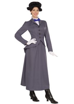 Mary Poppins English Nanny Halloween Costume