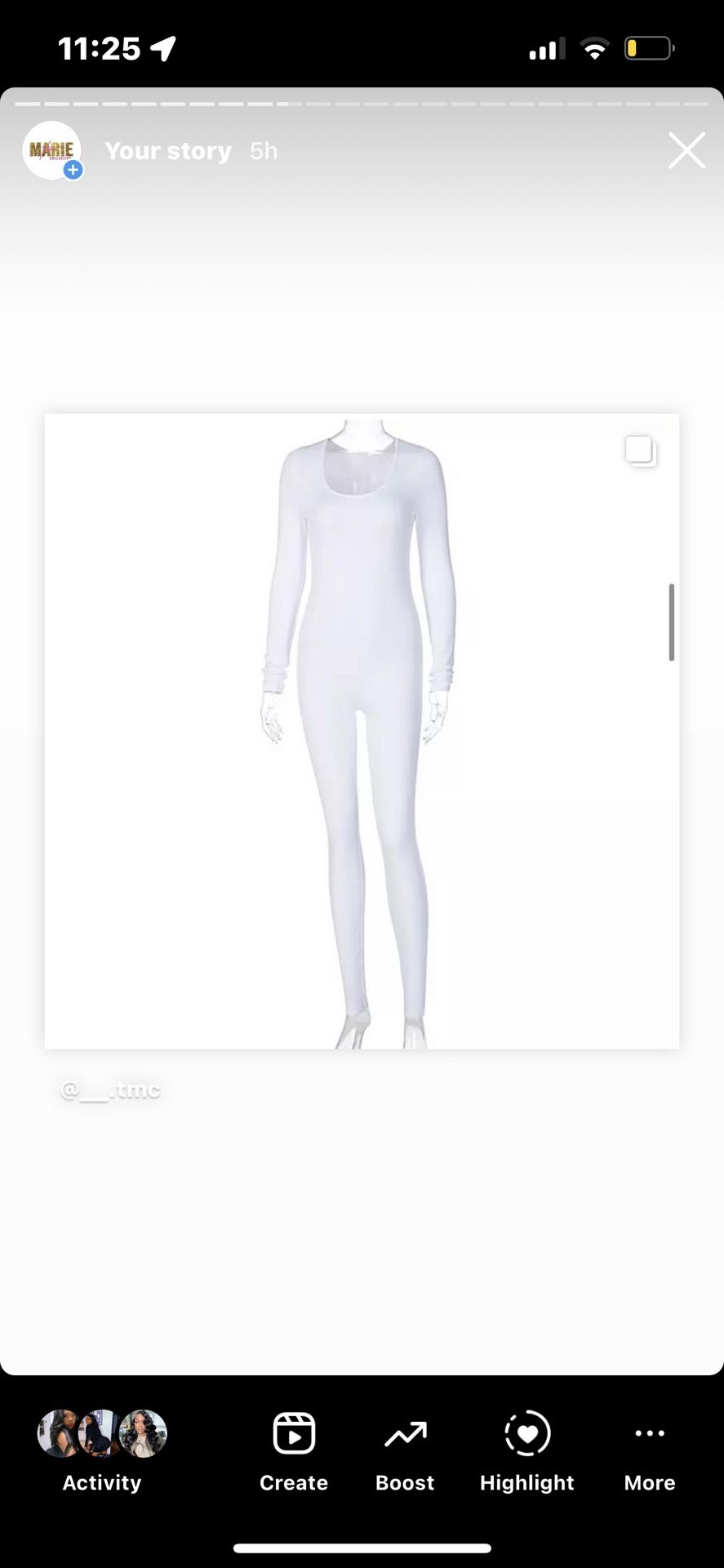 White Bodysuit