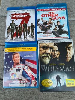 Lot of 4 Blu-ray Movies