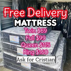 New Mattresses  Twin mattress Full mattress Queen mattress  King mattress  Colchones nuevos  Beds 