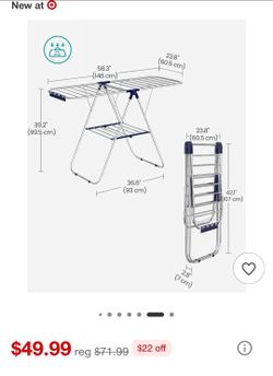 Foldable Laundry Drying Rack