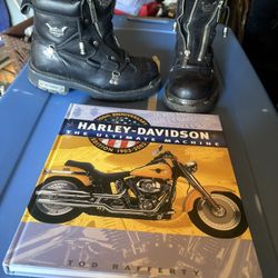 Harley Davidson Boots And Book