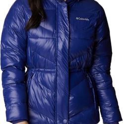 Columbia Jacket Peak to Park Hooded BLUE NEW Size S,XL,XXL Price Firm Corona92879