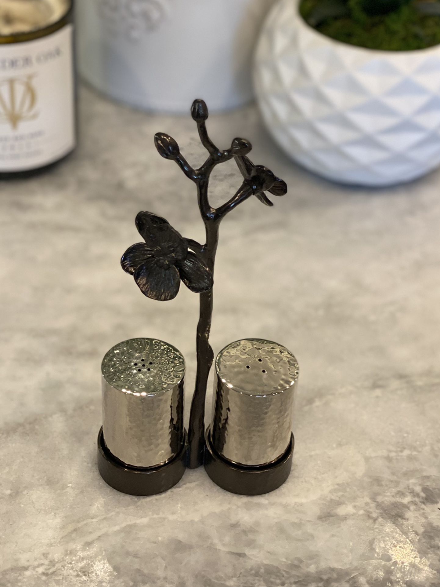 Michael Aram Black Orchid Salt & Pepper Shakers