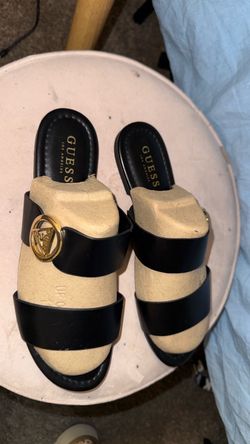Black GUESS sandals