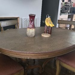 Antique Table And Chairs