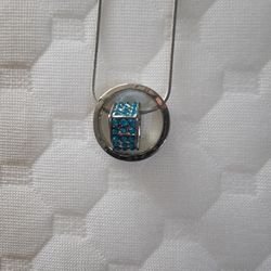Rhinestone Heart Necklace