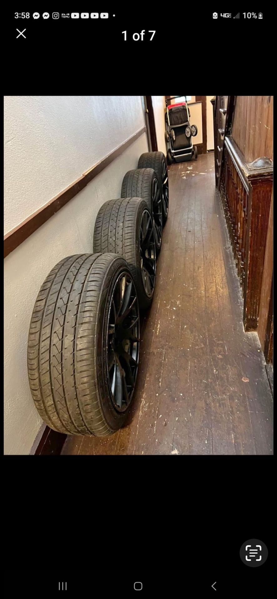22” Black Rims