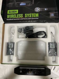 Shure GLXD24 Vocal Dual Channel Wireless Microphone 2 XLR 6.35 GUITAR