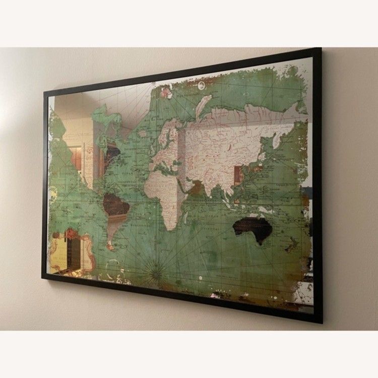 Green Mirror French World Map