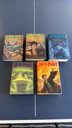 Harry Potter hardcover books