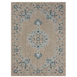 8x10 Outdoor Indoor Persian Design Rug 