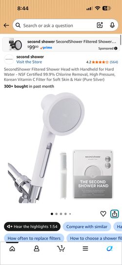 The second shower hand Brand New