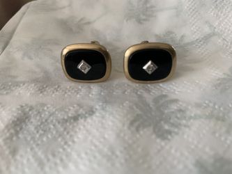 Black Onyx Cuff Links