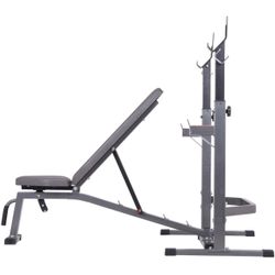 Weight Bench With Bar 
