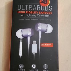 Helix Ultrabuds High Fidelity Ear Buds Lightning Connect