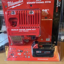 Milwaukee M18 18-Volt Lithium-Ion XC Starter Kit with One 5.0Ah Battery and Charger