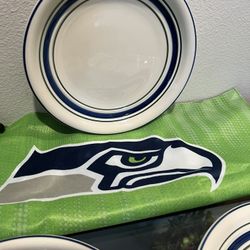 four Seahawk Hors D’oeuvre Plates