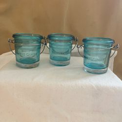 Yankee Candle Decor Teal Votive Candle Holder Set