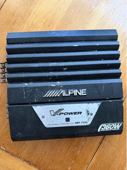 Alpine 360w Amp