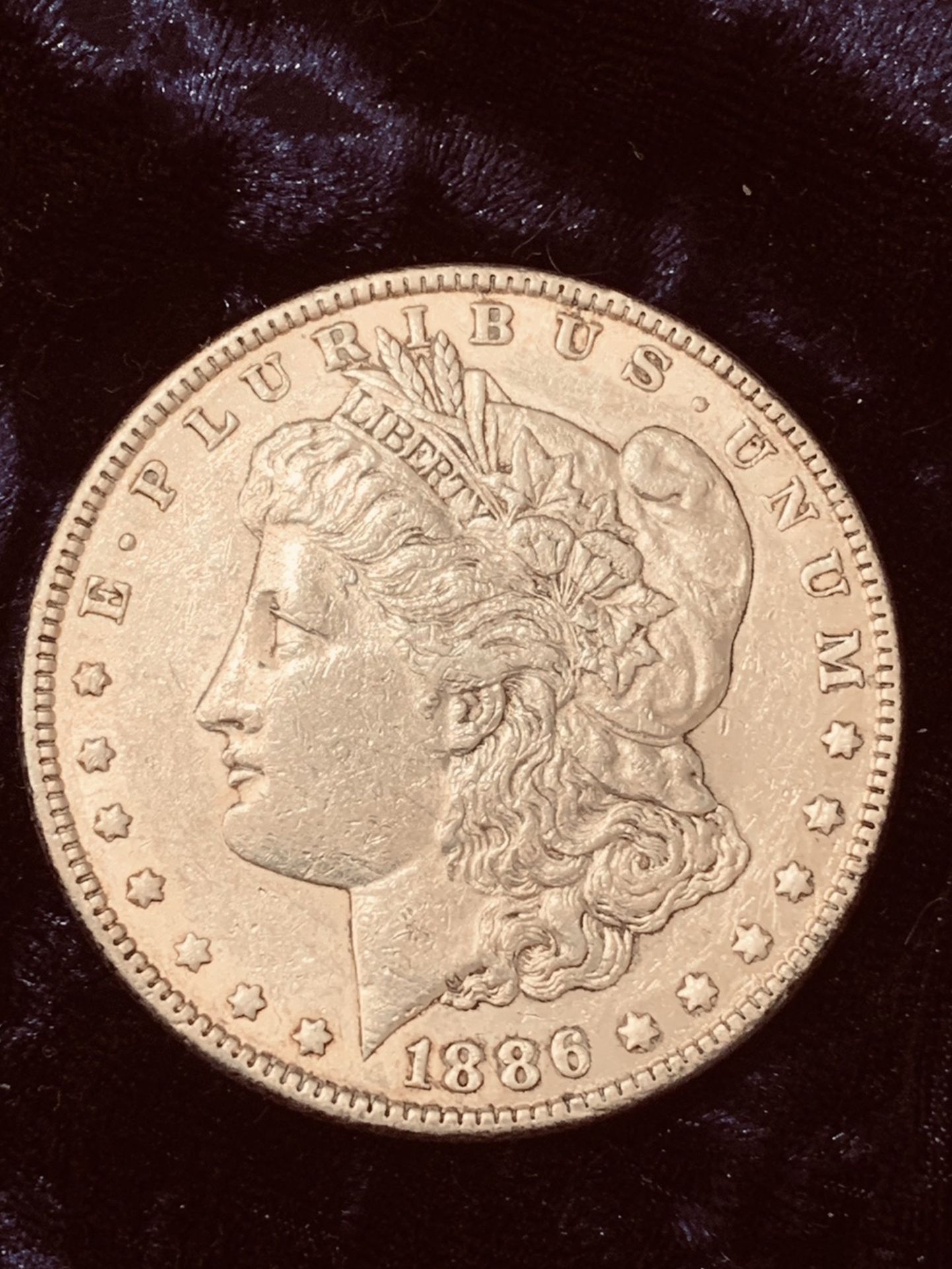 1886 Silver Morgan Dollar