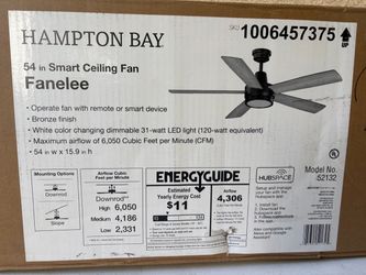 54in Smart Ceiling Fan