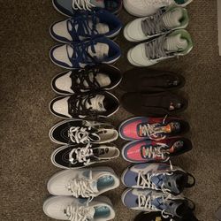 Jordan’s Nikes Vans 