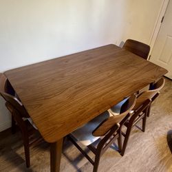 Mid Century Modern Dining Table Set