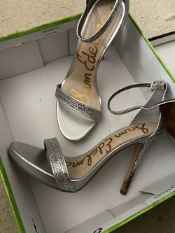 silver heels