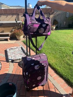 Suitcase and bag