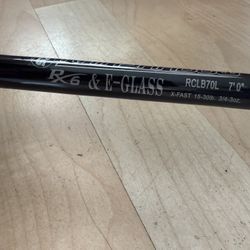 Custom Rainshadow Casting Fishing Rod RCLB70L 7'0 X-FAST 15-30lb. 3/4-3oz Higher End Components