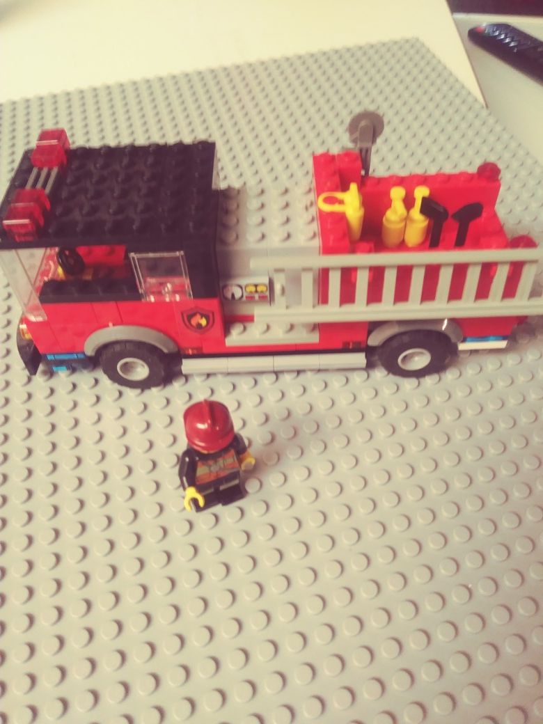 Lego custom fire truck