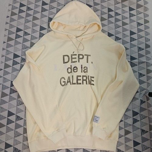 Gallery Dept Cream Hooded Sweatshirt