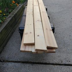 Wood Planks 0.75"×3.5"×60"