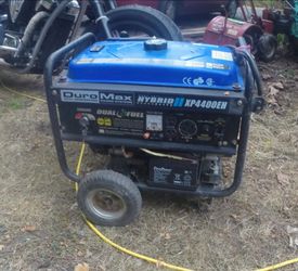 DuroMax XP4400EH Dual Fuel Portable Generator electric start