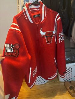 Bulls Red Varsity Jacket