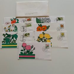 EUROPEAN FLORA FIRST DAY COVERS from Germany & Switzerland: Fleetwood 1977 & 1978